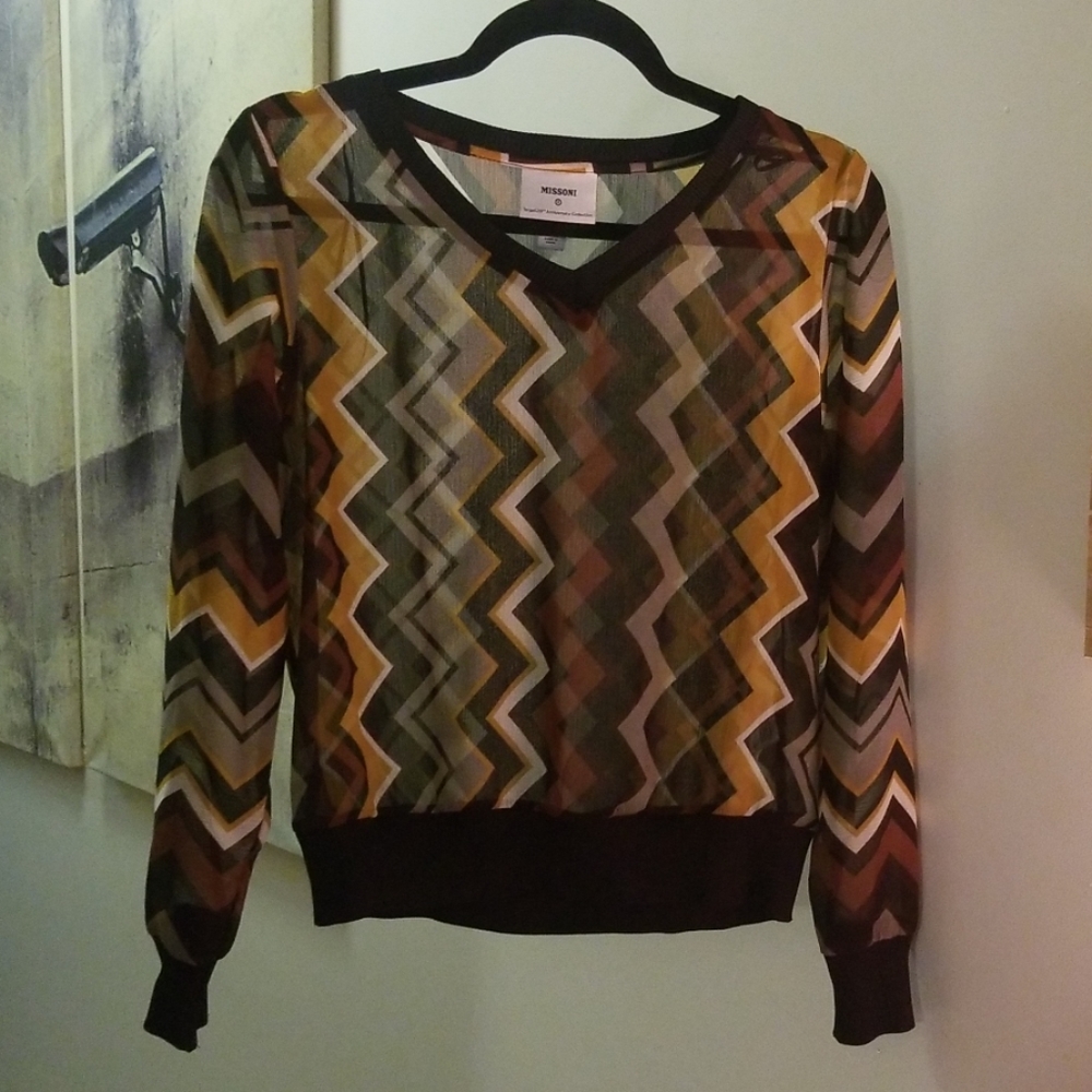 Missoni sheer shirt